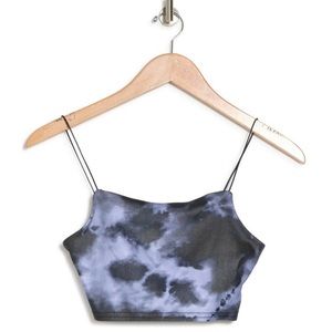 Topshop Tie-Dye Cropped Cami